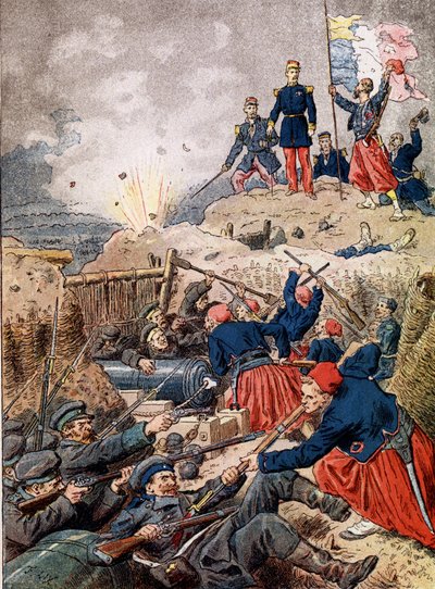 Eroberung von Malakoff durch die Division von Mac Mahon am 8. September von Unknown artist