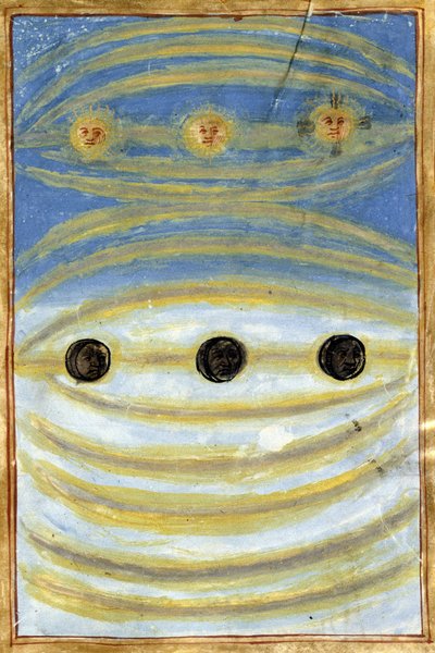Himmlische Zeichen am Tag des Todes von Anne de Bretagne von Unknown artist