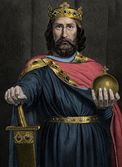 Karl der Große (742-814), König der Franken von Unknown artist