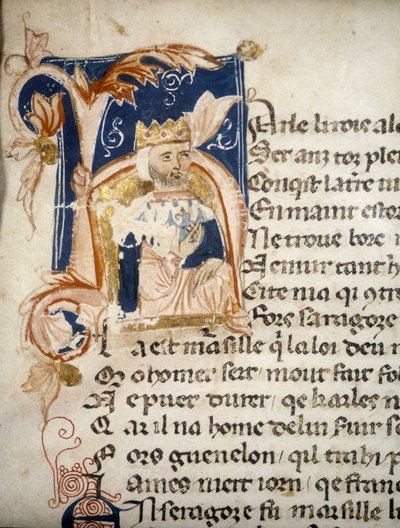 Karl der Große - Illumination, Codex von Unknown artist