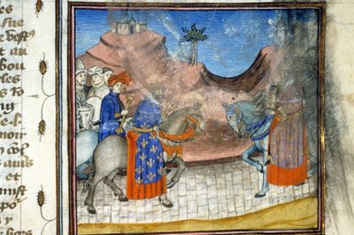 Karl VI. Miniatur (512, 452r): Genehmigung der Stadtbibliothek Toulouse einholen (Tel.: 05 62 27 66 66) von Unknown artist