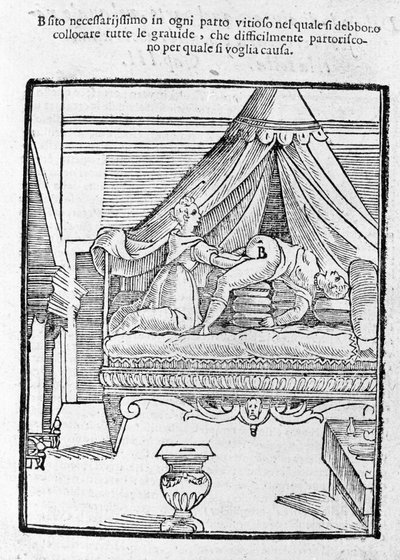 Geburtsszene nach „Della Commare“ von Scipione Mercuri von Unknown artist