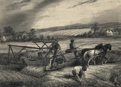 Cyrus McCormicks Erntemaschine von 1831, ausgestellt auf der Kristallpalast-Ausstellung von 1851 von Unknown artist