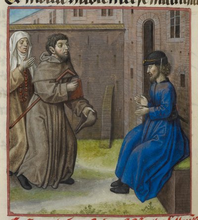 (Detail) von Faus-semblant und Contrainte-Abstinence, die mit Malebouche sprechen aus 