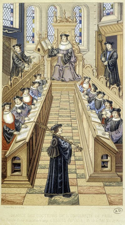 Ärzte der Universität Paris im Mittelalter, Arts Deco von Unknown artist