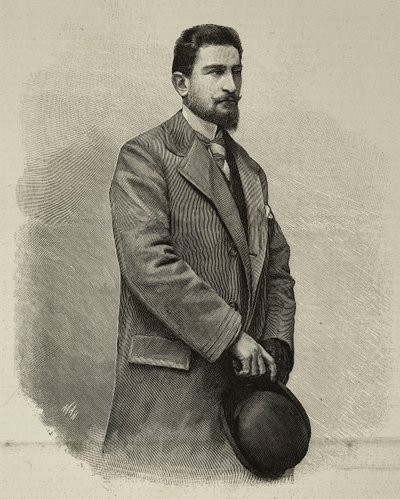 Eugenio Ruspoli (1866-1893), italienischer Entdecker, Foto von Angiolini aus L