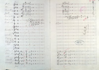 Erste Seite von Capriccio brillant über das Thema Jota Aragonese (Spanische Ouvertüre Nr. 1) von Mikhail Glinka von Unknown artist