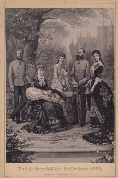 Franz Joseph I. und Elisabeth von Österreich und ihre kaiserliche Familie von Unknown artist