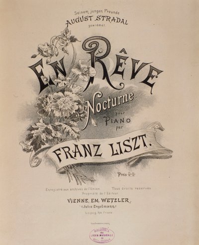 Frontispiz der Partitur 