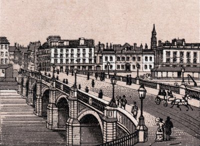 Glasgow, Schottland: Blick auf die Broomielaw-Brücke. aus 