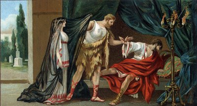 Große griechische Tragödien: „Alkestis“ von Euripides von Unknown artist