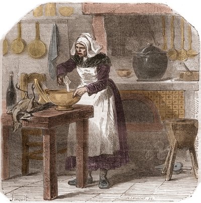Helene Jegado (1803-1852) französische Hausangestellte und Serienmörderin - Gravur aus dem 19. Jahrhundert von Unknown artist