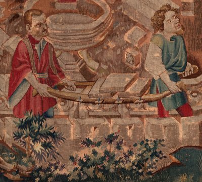 Geschichte von Saint Piat und Saint Eleuthère, Szene 5 (Detail unten) von Unknown artist