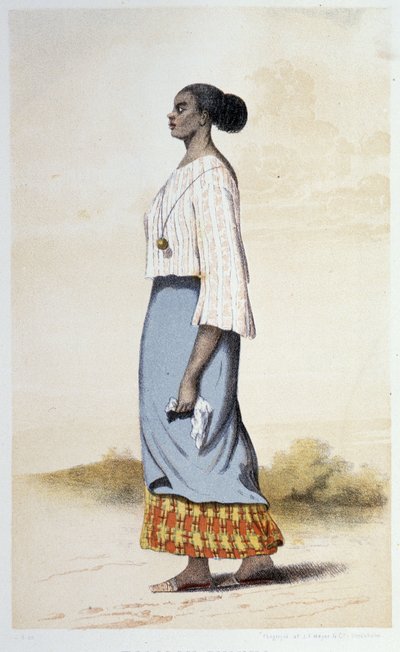 Indigene von Ozeanien - in „First Swedish Circumnavigation“ von Skogman Carl Johan Alfred, herausgegeben in Stockholm, Adolf Bonnier von Unknown artist