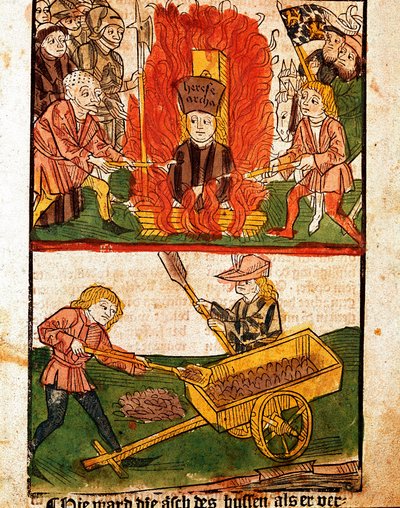 Jan Hus (oder Jean Huss) von Unknown artist