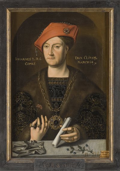 Porträt von Johann II. (1458-1521), Herzog von Kleve, Graf von Mark von Unknown artist
