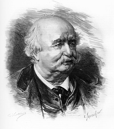 Jules Sandeau (1811-1883), französischer Schriftsteller, Romanautor und Dramatiker von Unknown artist