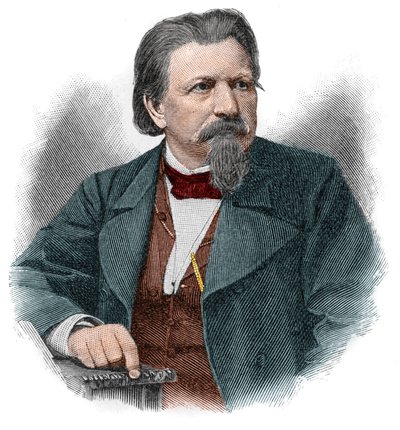 Karl Ferdinand Gutzkow (1811-1878), deutscher Schriftsteller, Dramatiker und Journalist. von Unknown artist
