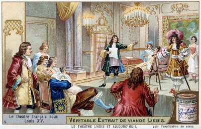 Das französische Theater unter Ludwig XIV (1638-1715) von Unknown artist