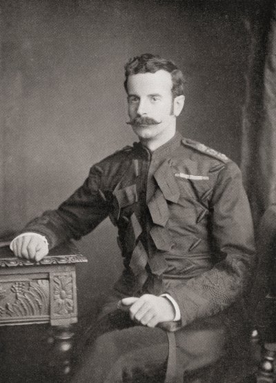 Generalleutnant Douglas Mackinnon Baillie Hamilton Cochrane, 12. Earl of Dundonald, aus dem Buch Südafrika und der Burenkrieg von Louis Creswicke, veröffentlicht 1900 von Unknown