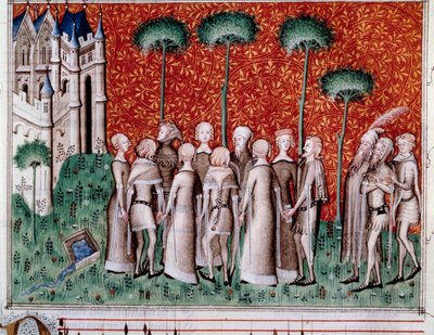 Machaut findet seine Dame von Unknown artist