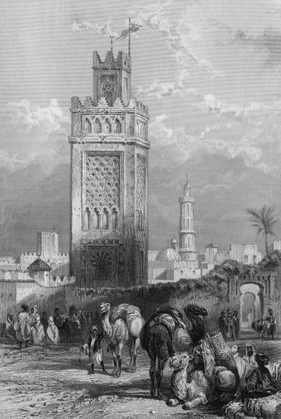 Haupttor von Oran, Hauptport im Westen Algeriens. In „L