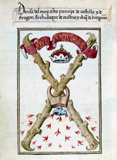 Motto der Herzöge von Burgund von Unknown artist