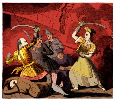 Frau Ching, Witwe des Piratenadmirals Ching von Unknown artist