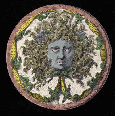 Mythologie: Darstellung der Medusa, einer der drei Gorgonen. von Unknown artist