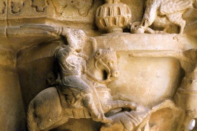 Normannische Kunst in Monreale (Sizilien): Kapitelle des Kreuzgangs der Benediktiner von Unknown artist