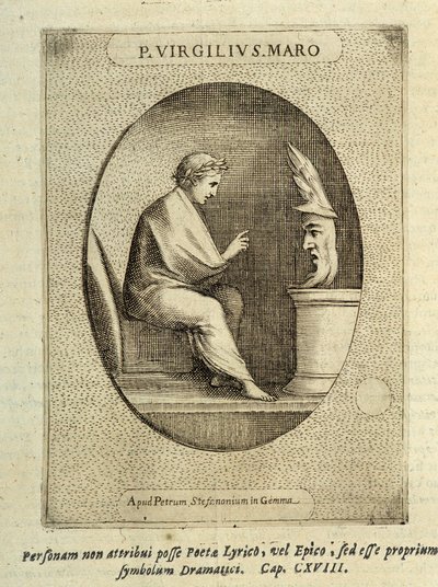 P. Virgilius S. Maro in „Muster von Kameen oder Steinen“ von Unknown artist