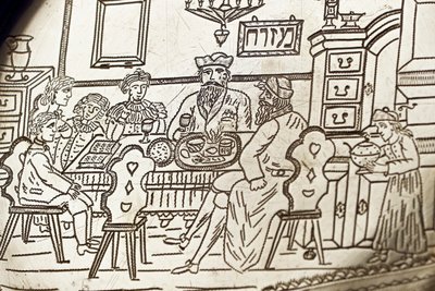 Pessach-Seder-Teller, 19. Jahrhundert von Unknown