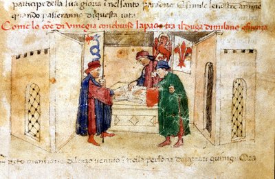 Frieden zwischen Venedig, dem Herzog von Mailand und Frankreich von Unknown artist