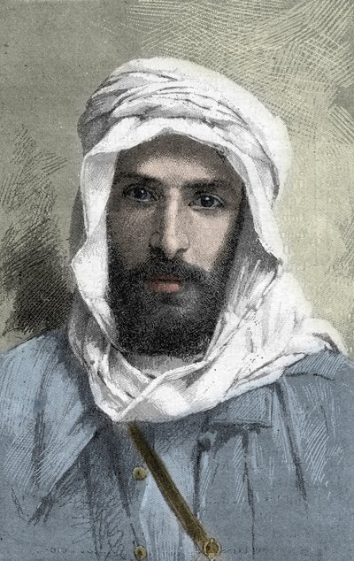 Pierre Paul François Camille Savorgnan de Brazza (1852-1905) französischer Entdecker in Afrika - Porträt von Pietro Paolo Savorgnan di Brazza oder Pierre Paul François Camille Savorgnan de Brazza auf Französisch (1852-1905) Generalgouverneur von Französisc von Unknown artist