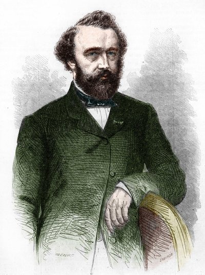 Porträt von Adolphe Sax, Erfinder des Saxophons (1814-1894) von Unknown artist