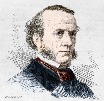 Porträt von Albert Grisar (1808-1869) belgischer Komponist. von Unknown artist