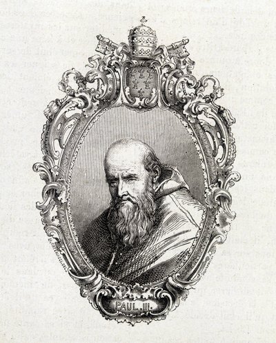 Porträt von Alessandro Farnese, Paul III. (1468 - 1549), Papst von 1534 bis 1549 von Unknown artist