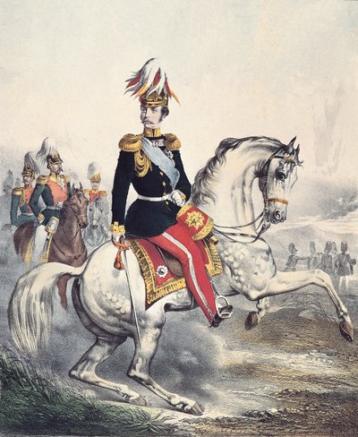 Porträt von Alexander II. Nikolajewitsch (Farbstich) von Unknown artist