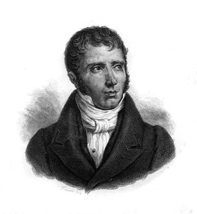 Porträt von André Marie Jean Jacques Dupin (1783-1865), französischer Richter und Politiker, Kupferstich des 19. Jahrhunderts von Unknown artist