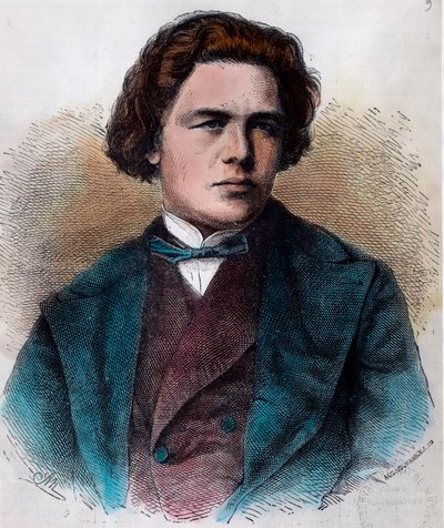 Porträt von Anton Rubinstein (1829-1894) von Unknown artist