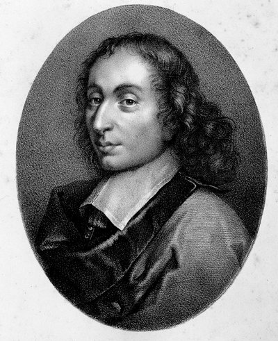 Porträt von Blaise Pascal (1623-1662) von Unknown artist