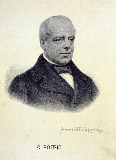 Porträt von Carlo Poerio (1803 - 1867), italienischer Revolutionär von Unknown artist
