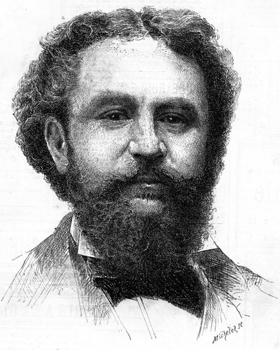 Porträt von Emile Bergerat (1845-1923), französischer Schriftsteller von Unknown artist
