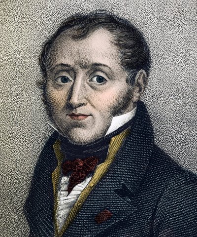 Porträt von Emmanuel de Las Cases (1766-1842), französischer Historiker - Gravur des 19. Jahrhunderts von Unknown artist