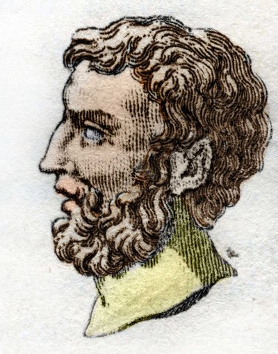 Porträt von Epaminondas, General und boeotischer Staatsmann der Demokratischen Partei (-418 - -362) von Unknown artist