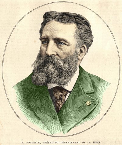 Porträt von Eugène René Poubelle (1831 - 1907), französischer Beamter und Präfekt der Seine. Sammlung Bianchetti. von Unknown artist