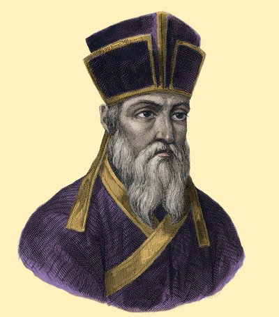 Porträt von Pater Matteo Ricci (1552-1610), italienischer Jesuit, Gründer der katholischen Mission in China (19. Jahrhundert) von Unknown artist