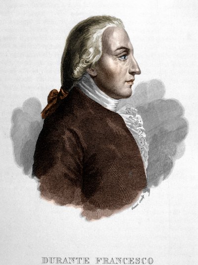 Porträt von Francesco Durante. Italienischer Musiker (Frattamaggiore) von Unknown artist