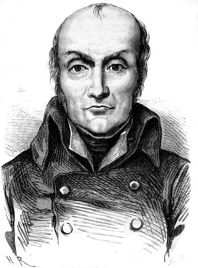 Porträt von François Nicolas Appert, Erfinder der Blechdose - in „Die Wunder der Industrie“ von Louis Figuier von Unknown artist