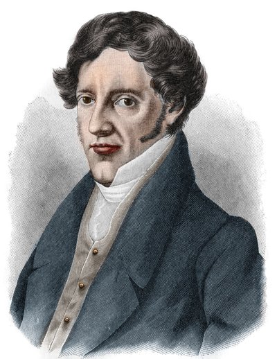 Porträt von Franz Grillparzer (1791-1872), österreichischer Dramatiker von Unknown artist